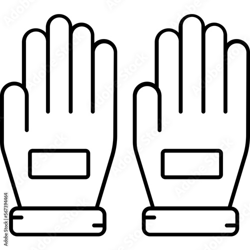 Gloves Vector Icon

