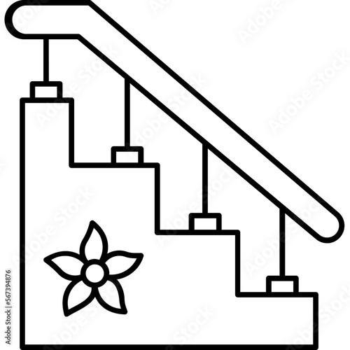 Carpet ladder Vector Icon