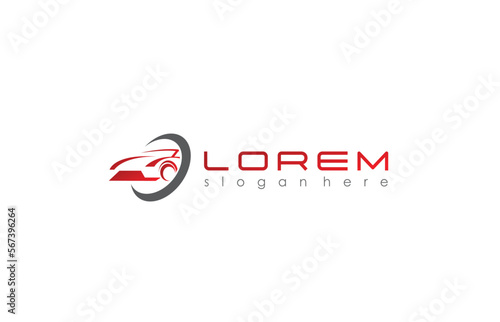 car logo design.automotive logo template. modern car shape. for the company's icons and trademarks. can be edited as needed.