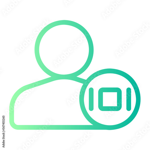 multitask gradient icon