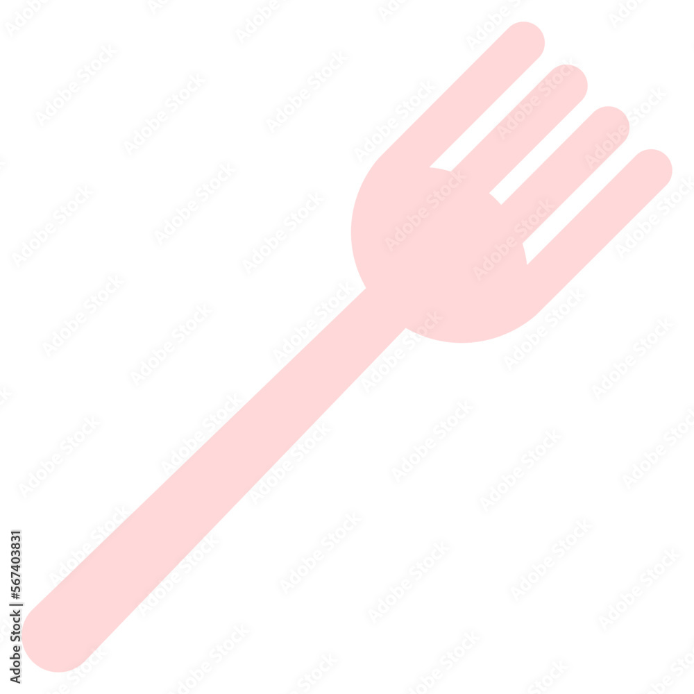 fork kitchenware flat icon illustration fork kitchenware flat icon illustration