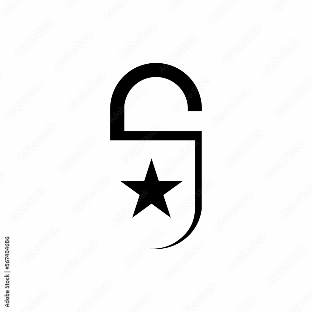 Padlock logo design with star. Unique padlock logo. Padlock logo design with star. Unique padlock logo.
