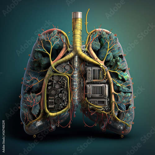 Planet earth lungs breathing, sustainabilty, Earth day, eco friendly, green living, slow living, zero waste , climate change  photo