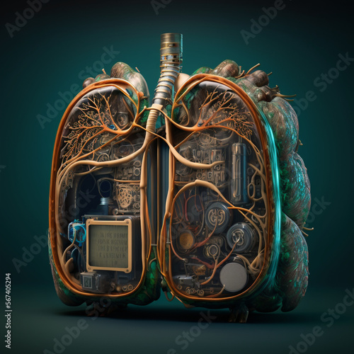 Planet earth lungs breathing, sustainabilty, Earth day, eco friendly, green living, slow living, zero waste , climate change  photo