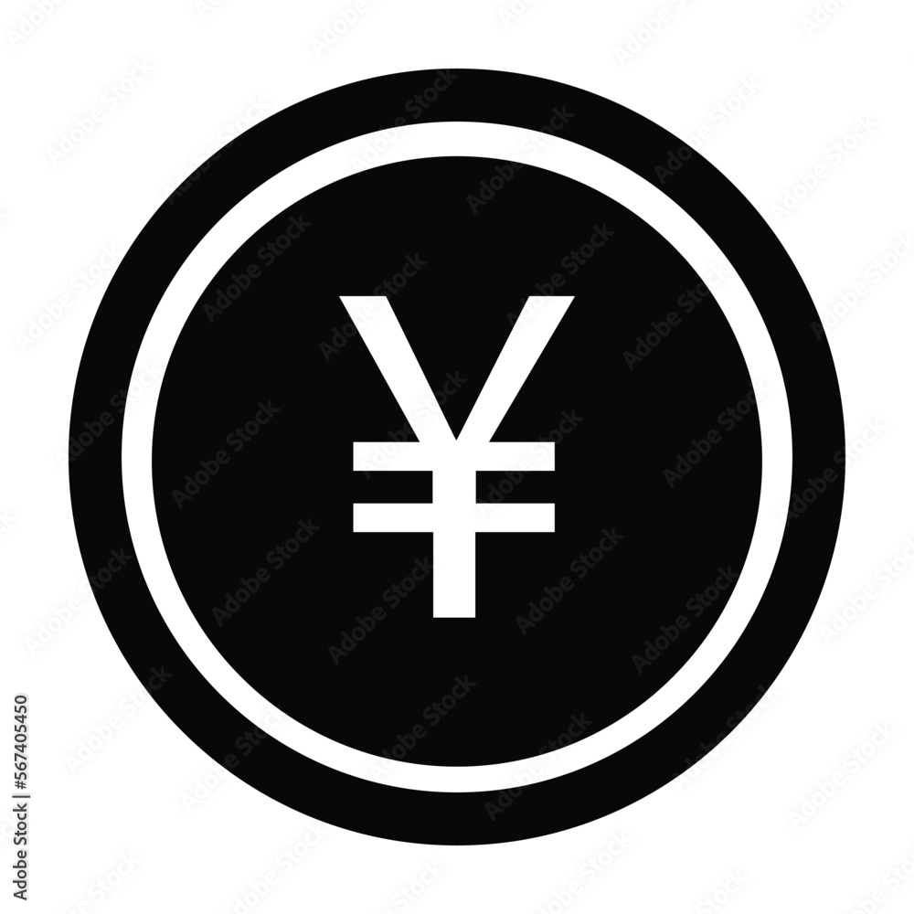 Fototapeta premium Asia, currency, method icon