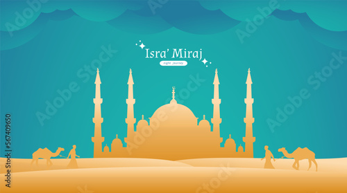 Islamic background template design photo