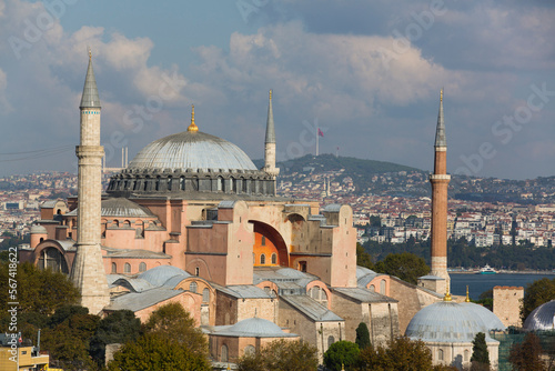 Hagia Sophia Grand Mosque, 360 AD, UNESCO World Heritage Site, Istanbul, Turkey, Europe photo