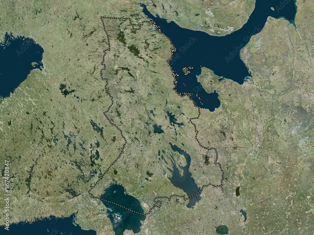 Karelia, Russia. High-res satellite. No legend