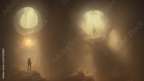 dark cave