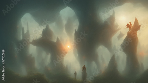 dark cave