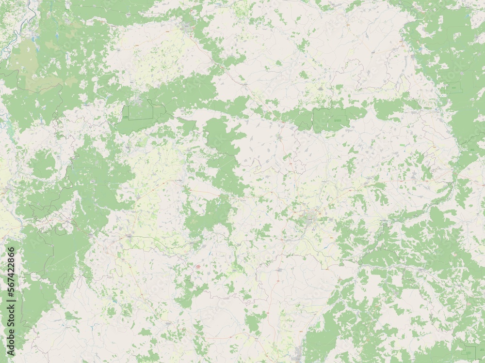 Mordovia, Russia. OSM. No legend Mordovia, Russia. OSM. No legend