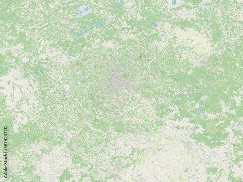 Moskva, Russia. OSM. No legend