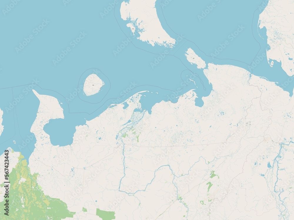 Obraz premium Nenets, Russia. OSM. No legend