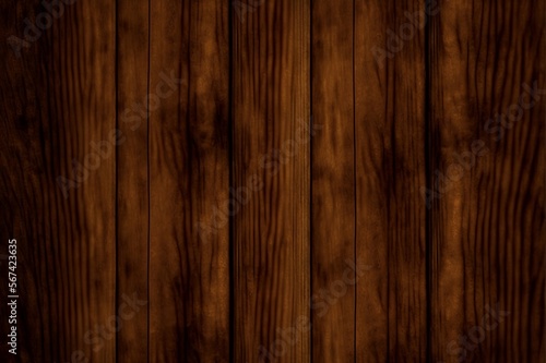 Wood texture background in brown color made with generative AI 