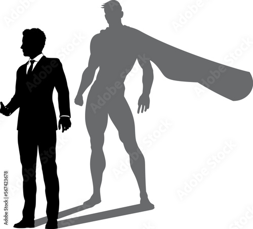 A superhero business man re...