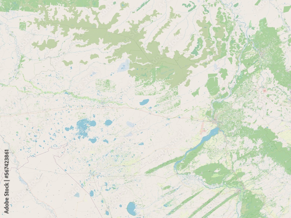 Novosibirsk, Russia. OSM. No legend Novosibirsk, Russia. OSM. No legend
