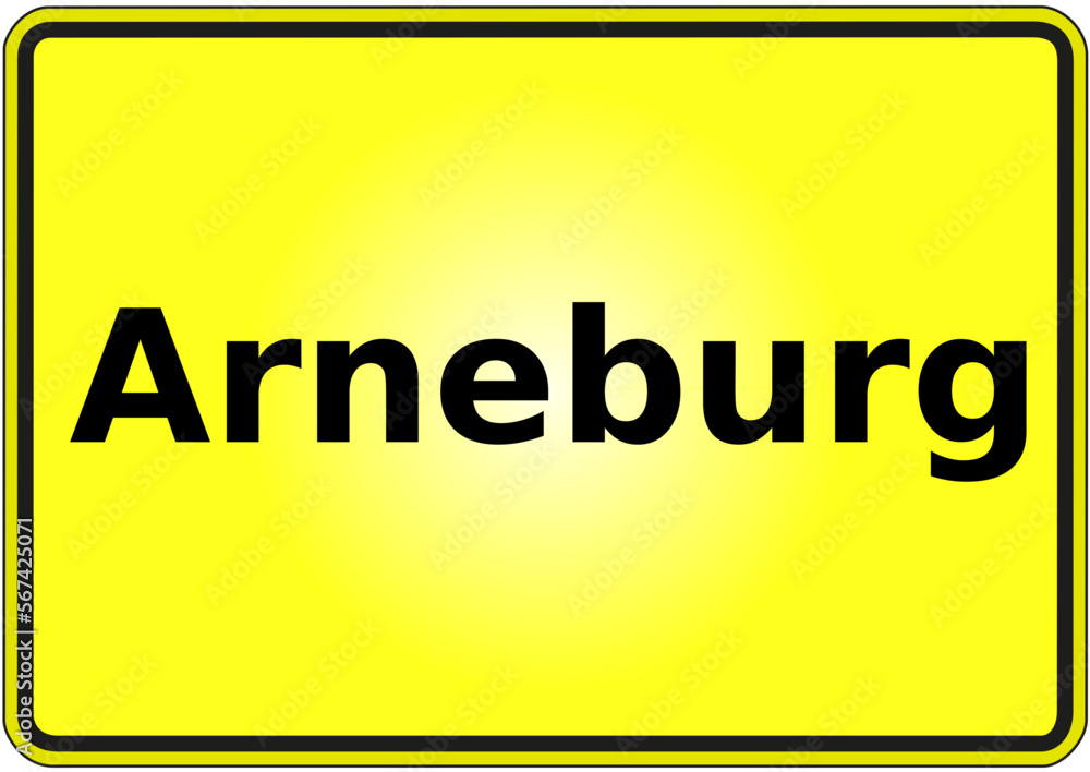 Stadteingangsschild Deutschland Stadt Arneburg Stadteingangsschild Deutschland Stadt Arneburg