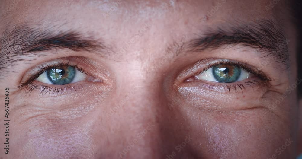 Close up happy caucasian young man with blue eyes smiling and looking at camera. Close-up portrait of smiling man 30 years old face, macro shot. Positive emotion concept Close up happy caucasian young man with blue eyes smiling and looking at camera. Close-up portrait of smiling man 30 years old face, macro shot. Positive emotion concept