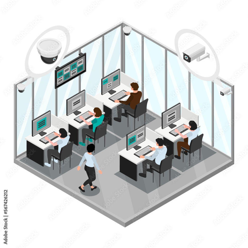 Obraz premium CCTV Remote Control Composition