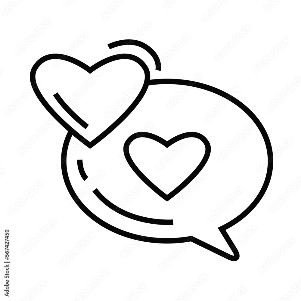 message on valentines design vector icon message on valentines design vector icon