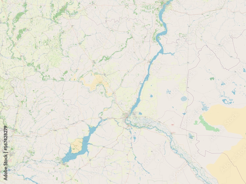 Volgograd, Russia. OSM. No legend