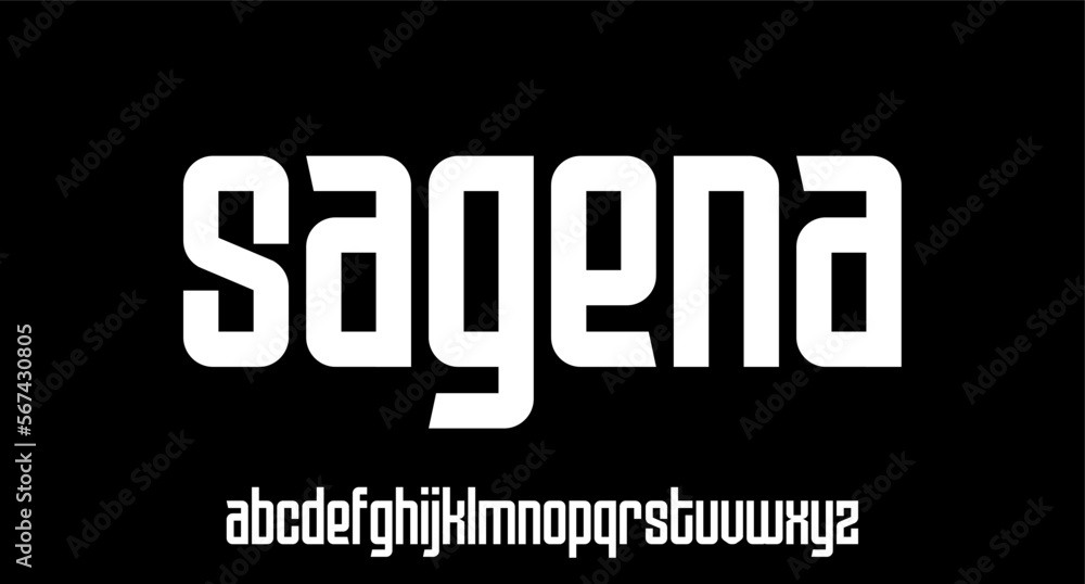 sagena bold condensed font for poster and head line	
