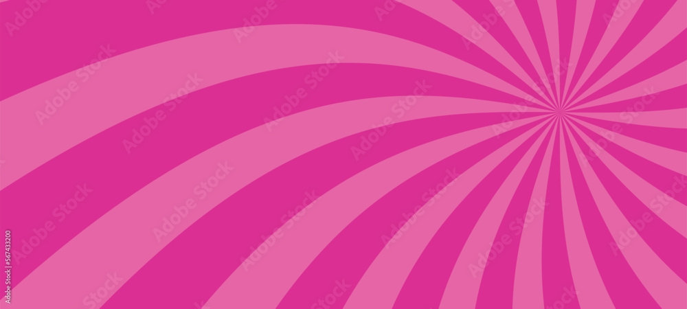 Pink radial background. Spiral ray starburst. Vector pattern illustration Pink radial background. Spiral ray starburst. Vector pattern illustration