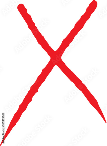 Hand Dawn Check Mark incorrect