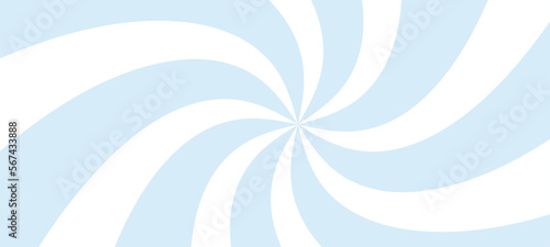 Sweet radial candy background. Vortex starburst spiral twirl Pattern. Helix rotation rays. Vector illustration