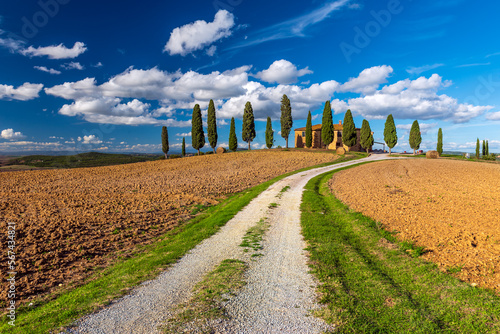 countryside of Pienza in val d Orcia