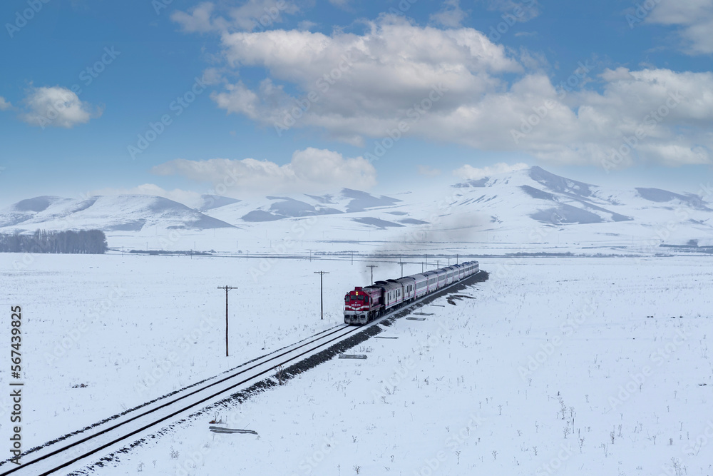 Eastern Express in Winter Kars Turkey Eastern Express in Winter Kars Turkey