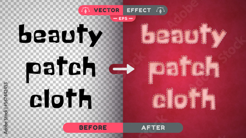 Beauty Patch - Editable Text Effect, Font Style