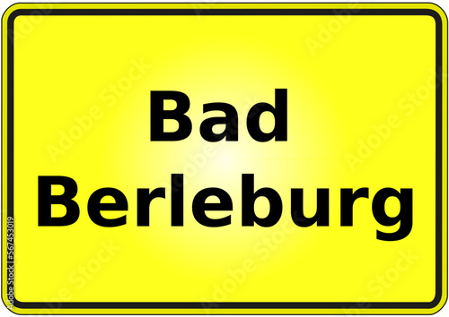 Stadteingangsschild Deutschland Stadt Bad Berleburg