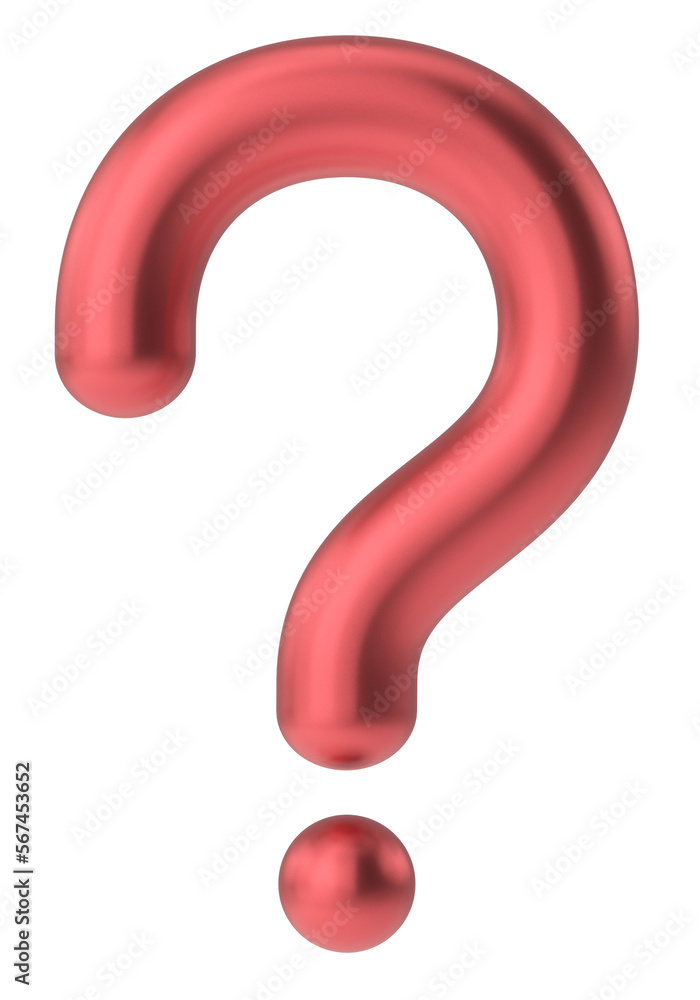 Question mark sign. 3D illustration. Question mark sign. 3D illustration.