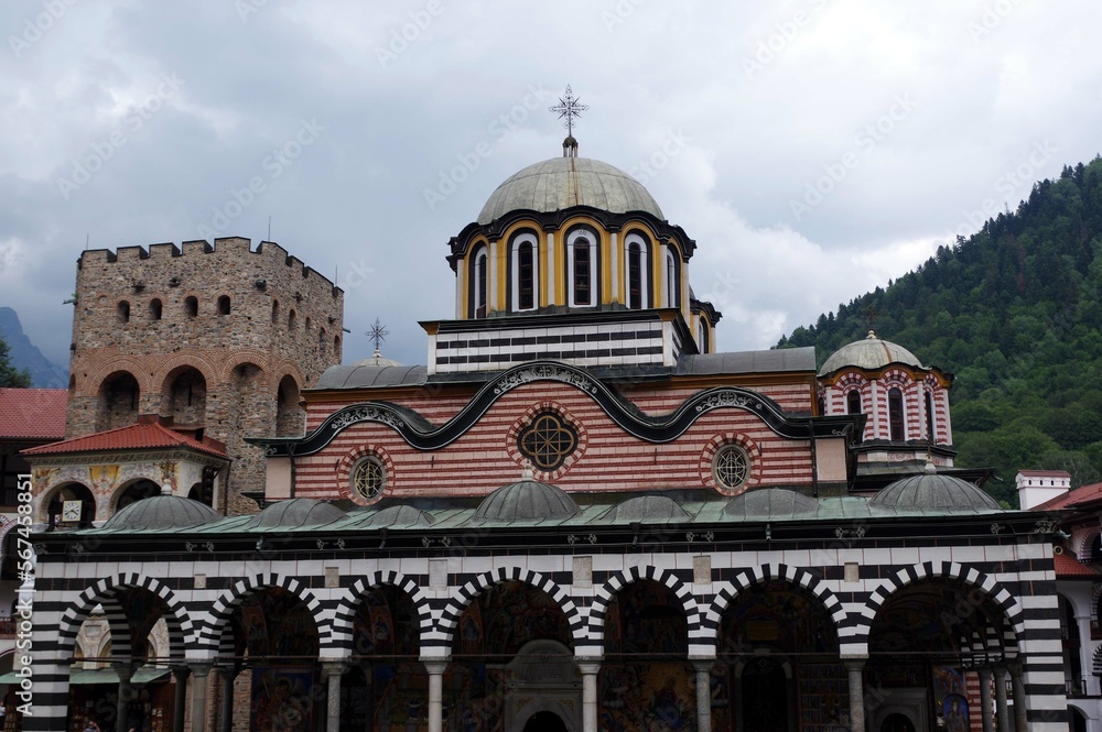 Le monastère de Rila, Bulgarie