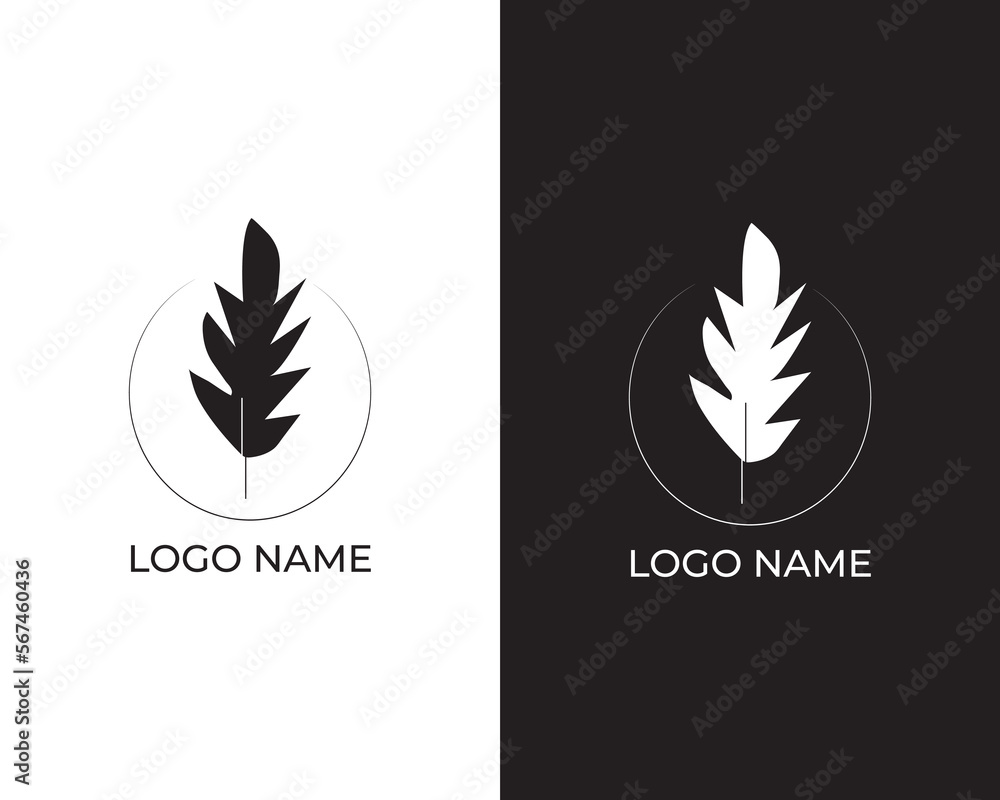 Obraz premium leaf logo