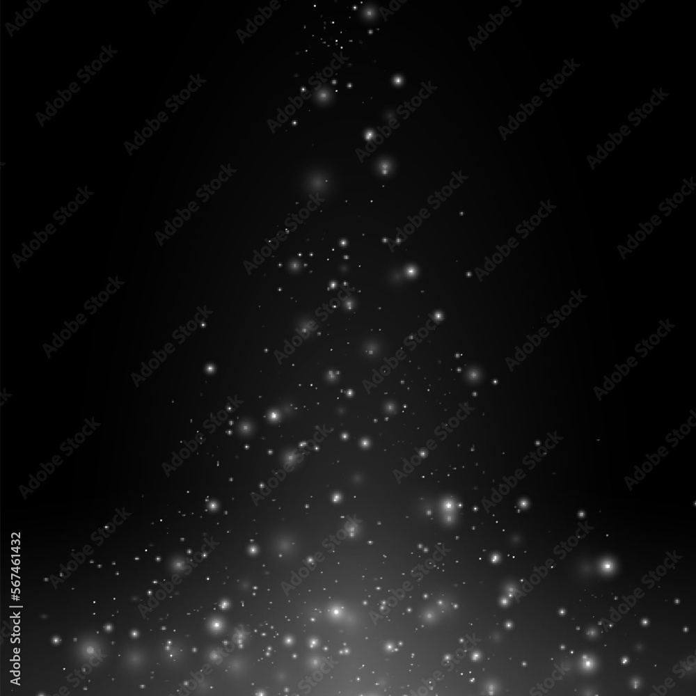 Light silver glitter and dust on a black background. Vector illustration. Light silver glitter and dust on a black background. Vector illustration.