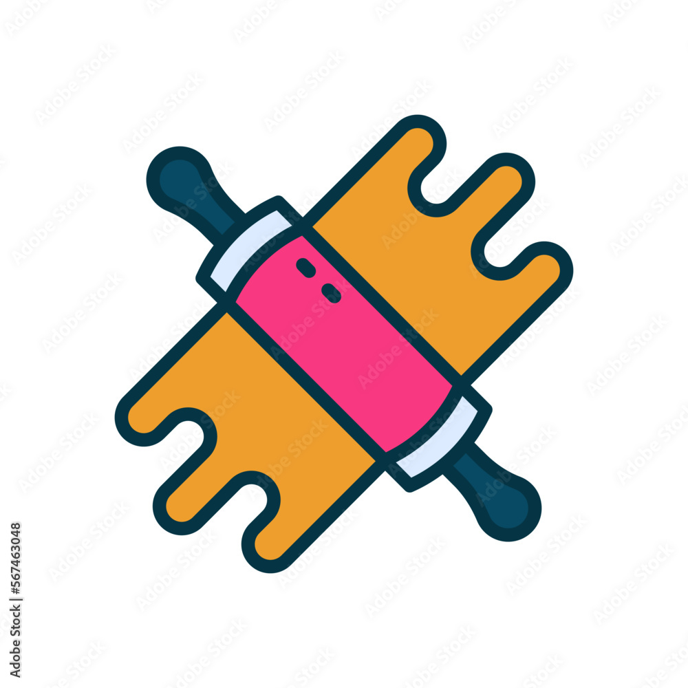 rolling pin icon for your website, mobile, presentation, and logo design. rolling pin icon for your website, mobile, presentation, and logo design.