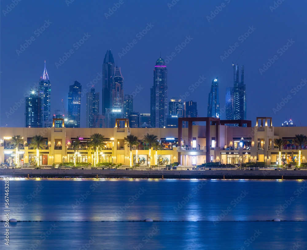 Obraz premium Dubai skyscrapers United Arab Emirates