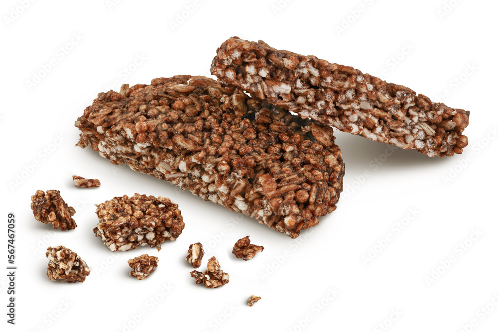 amaranth cookies with carob isolated on white background with full depth of field. Healthy food. amaranth cookies with carob isolated on white background with full depth of field. Healthy food.