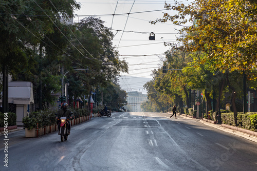 Fototapeta Naklejka Na Ścianę i Meble -  Panepistimiou Street
