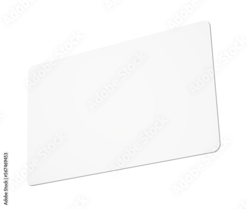 credit card isolated