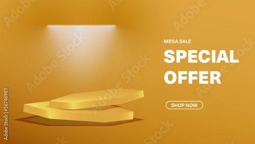 Special sale offer banner design post