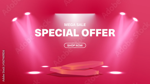 Special sale offer banner design post