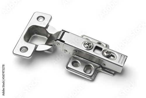 Steel cabinet door hinge