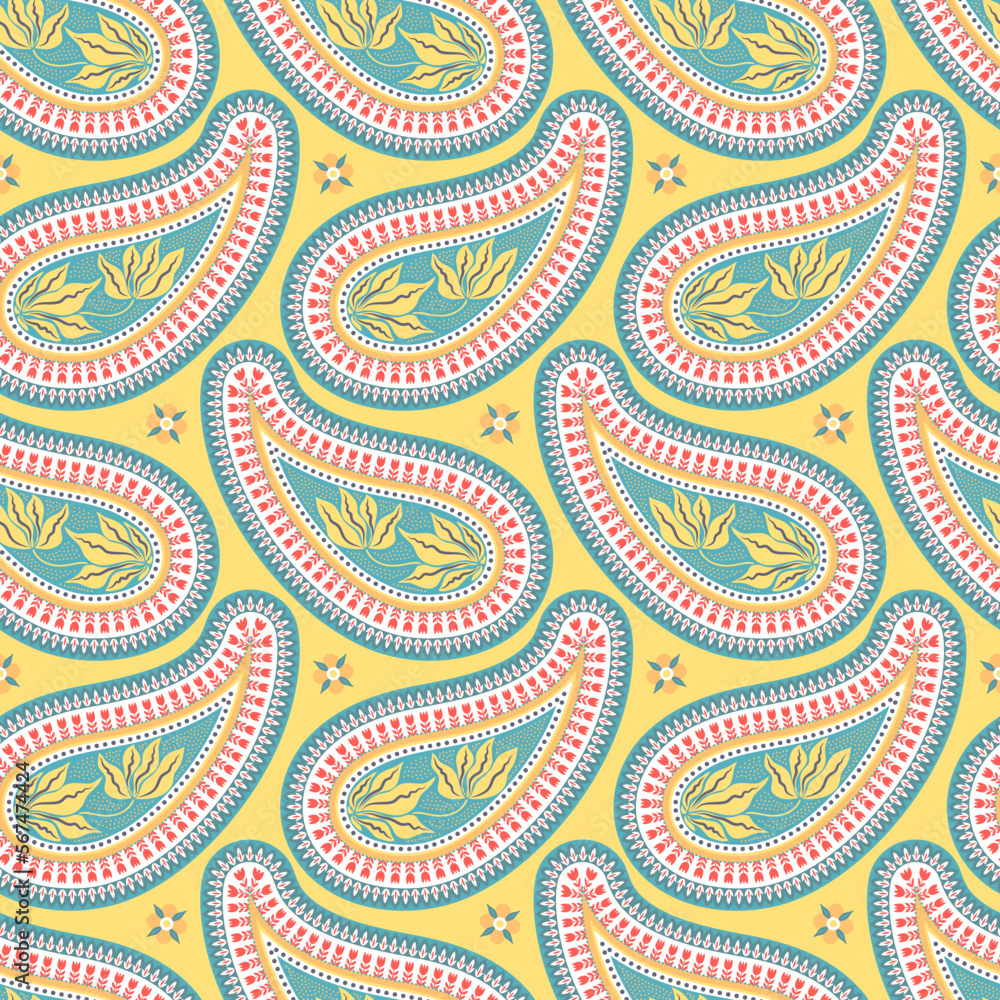 Paisley colorful garden Paisley colorful garden
