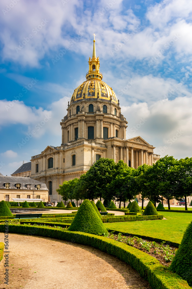 Les Invalides (National Residence of the Invalids) in Paris, France