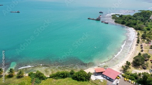 Quadro em tela Fort Sherman village in Colon City Panama
