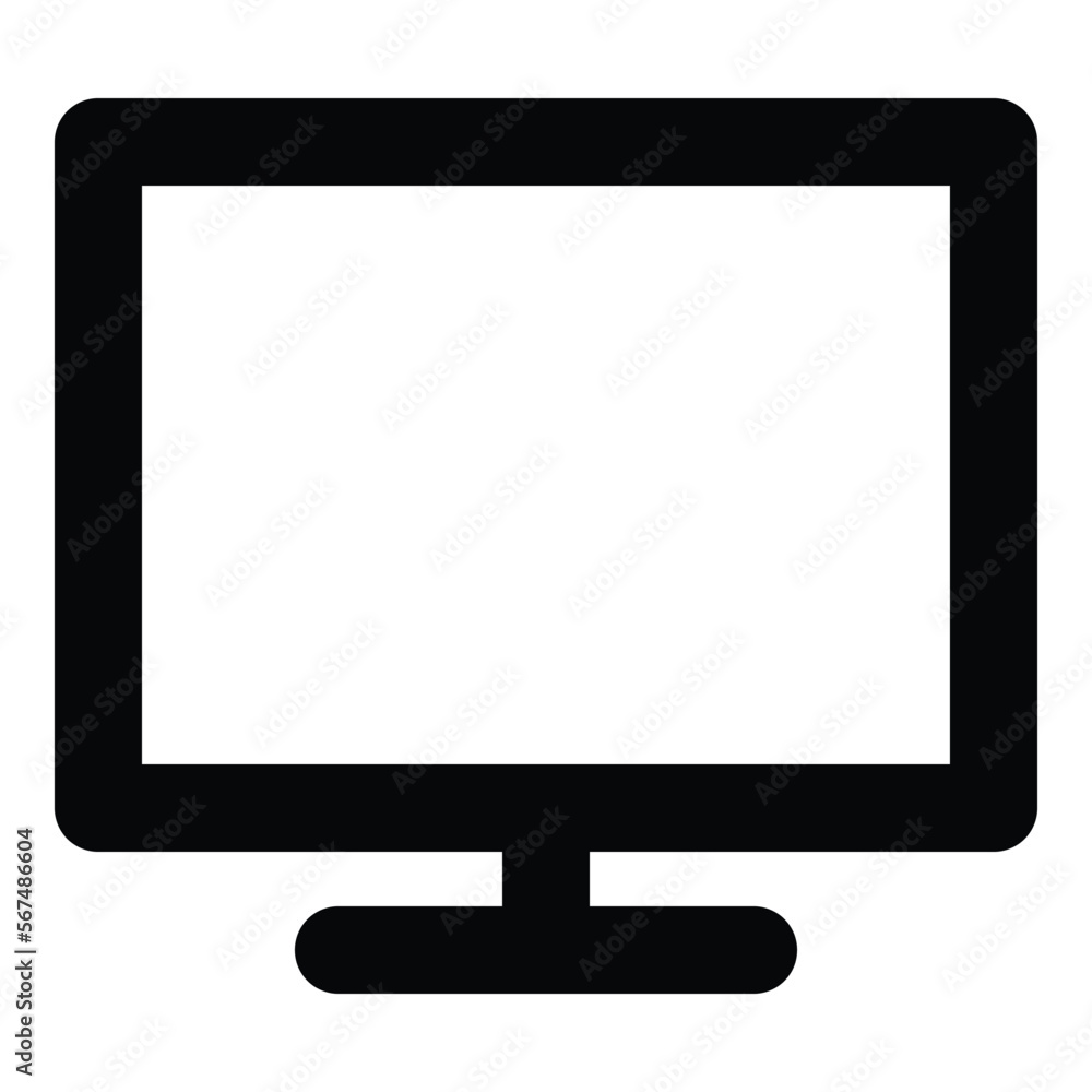 monitor icon for web ui design monitor icon for web ui design