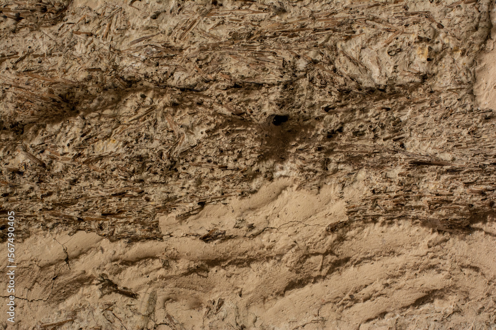 Texture of an old clay wall Texture of an old clay wall